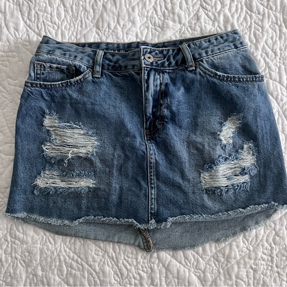 Vanilla Star Other - SOLD Vanilla Star jeans mini skirt